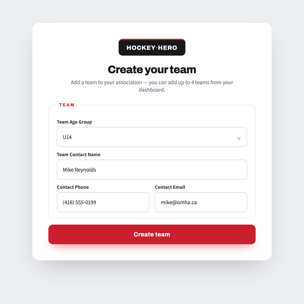 Create Your Teams
